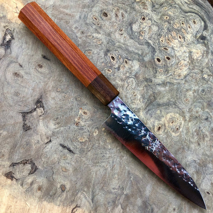 Custom Kurosaki  Senko (SG2/R2) 120mm petty/utility- Pau Rosa and Wenge