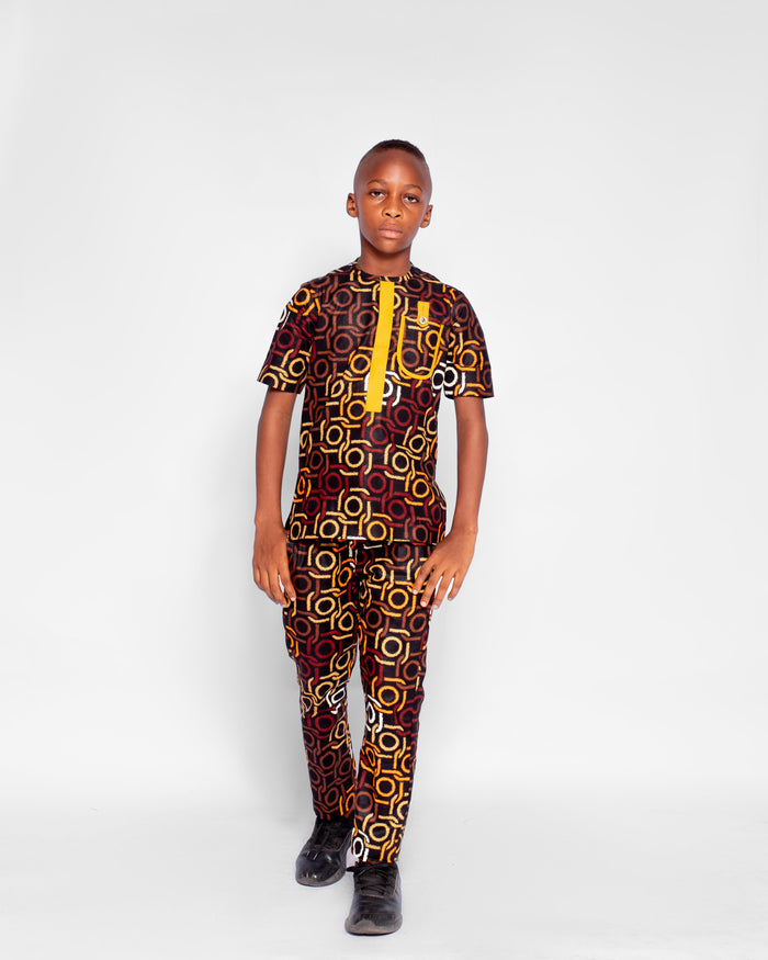 Daddy & Son Holiday Togetherness Bundle in Geometric Print
