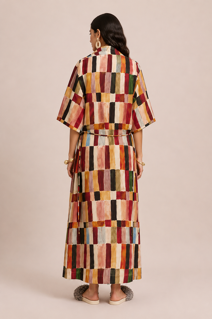 Daffy Maxi Dress - Multicolour