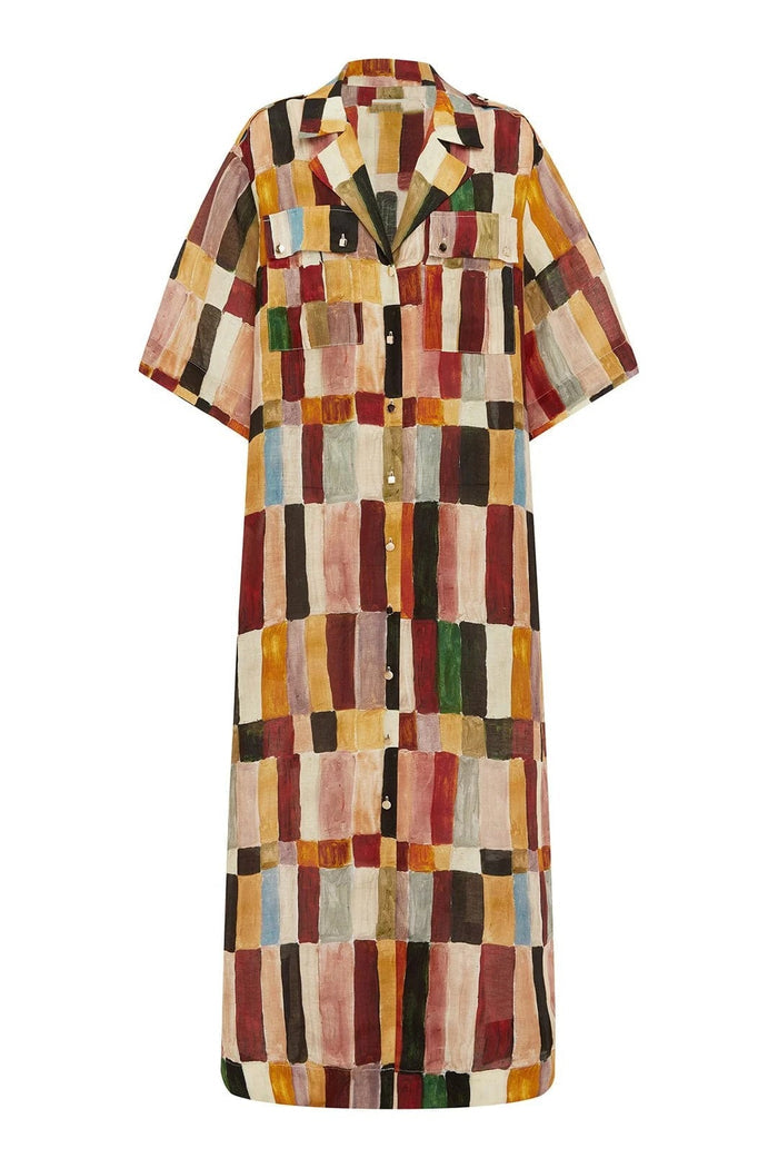 Daffy Maxi Dress - Multicolour