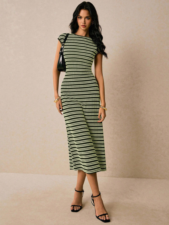 Dahlia Midi Dress - Green