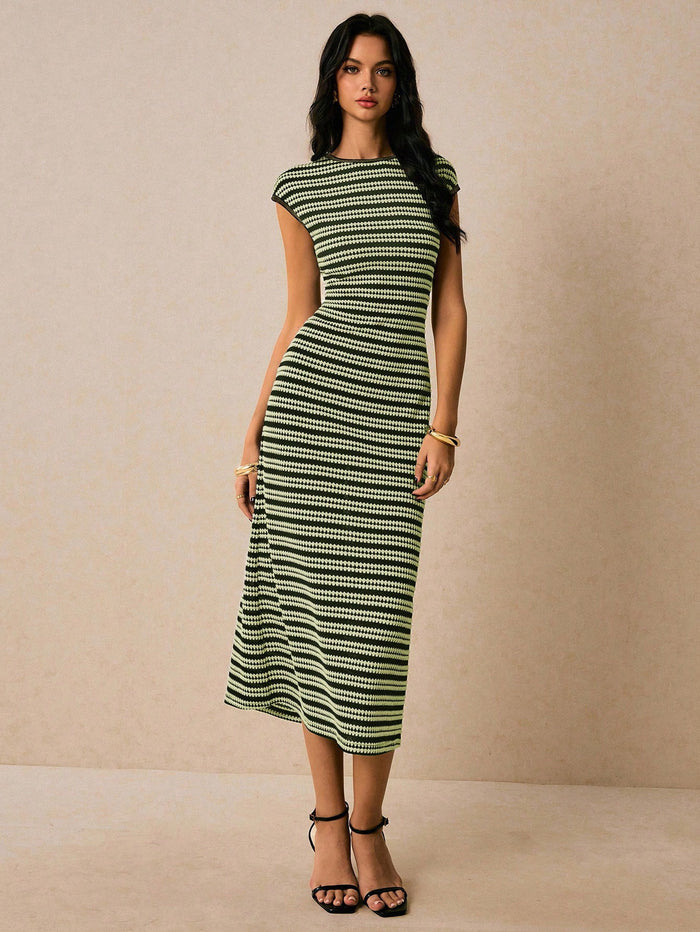Dahlia Midi Dress - Green