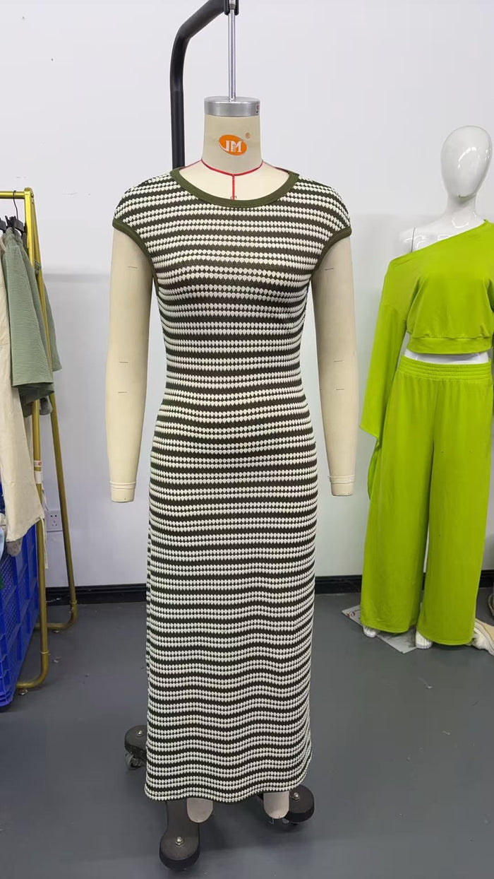 Dahlia Midi Dress - Green