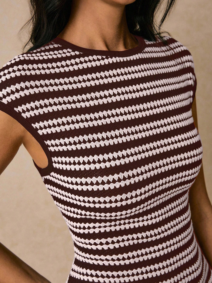 Dahlia Midi Dress - Maroon