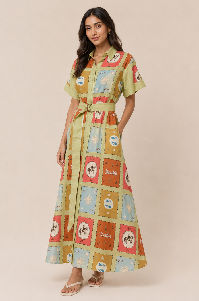Darby Maxi Dress - Green