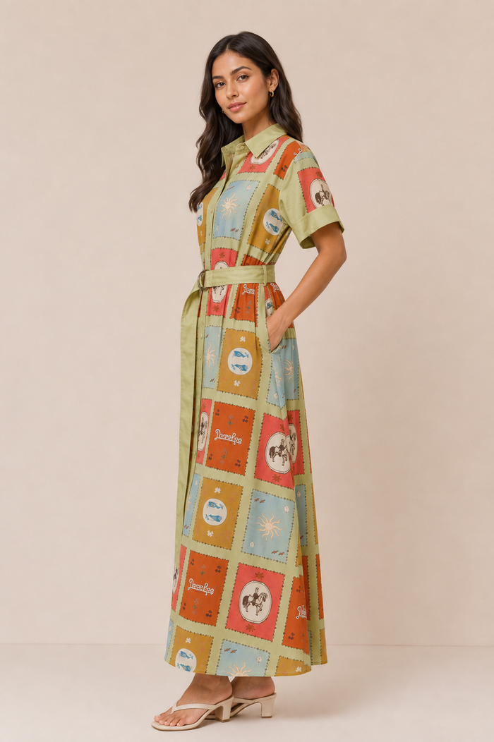 Darby Maxi Dress - Green