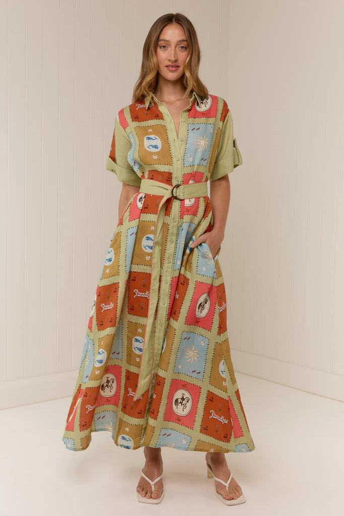 Darby Maxi Dress - Green