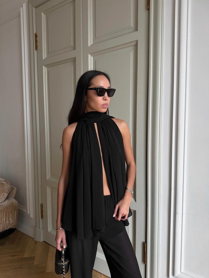 Dark Edit Co ord Set - Black