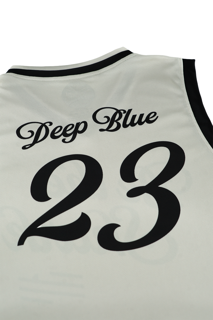 [ Deep Blue ] Be The Shark Cropped Jersey - Official League