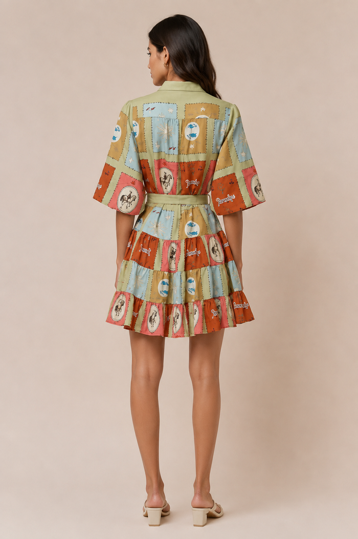 Della Mini Dress - Green