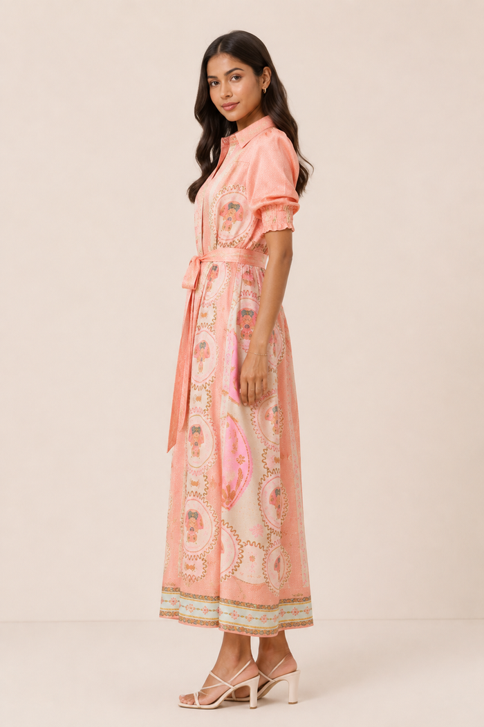 Deva Maxi Dress - Pink