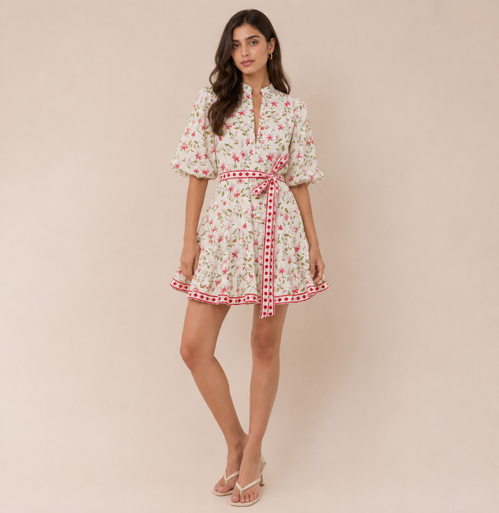 Dina Mini Dress - White