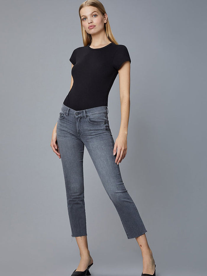 DL1961 Mara Straight Jeans in Overcast Raw