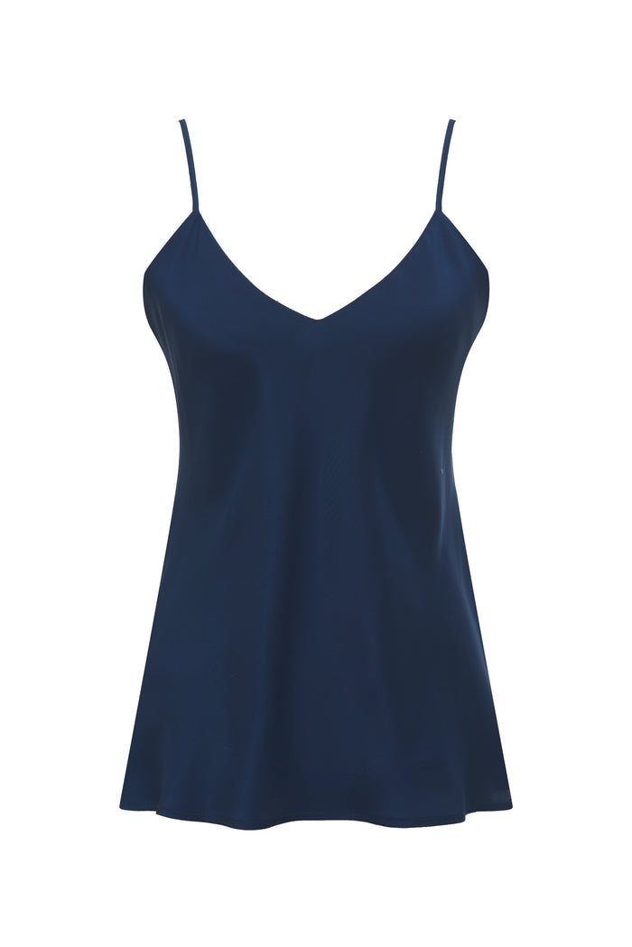 Double Silk Solid Cami Gold