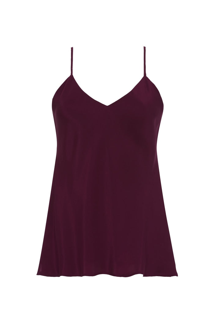 Double Silk Solid Cami Gold