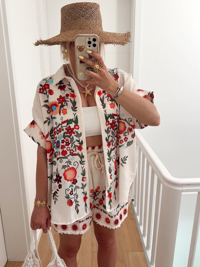 Drea Co ord Set - Red