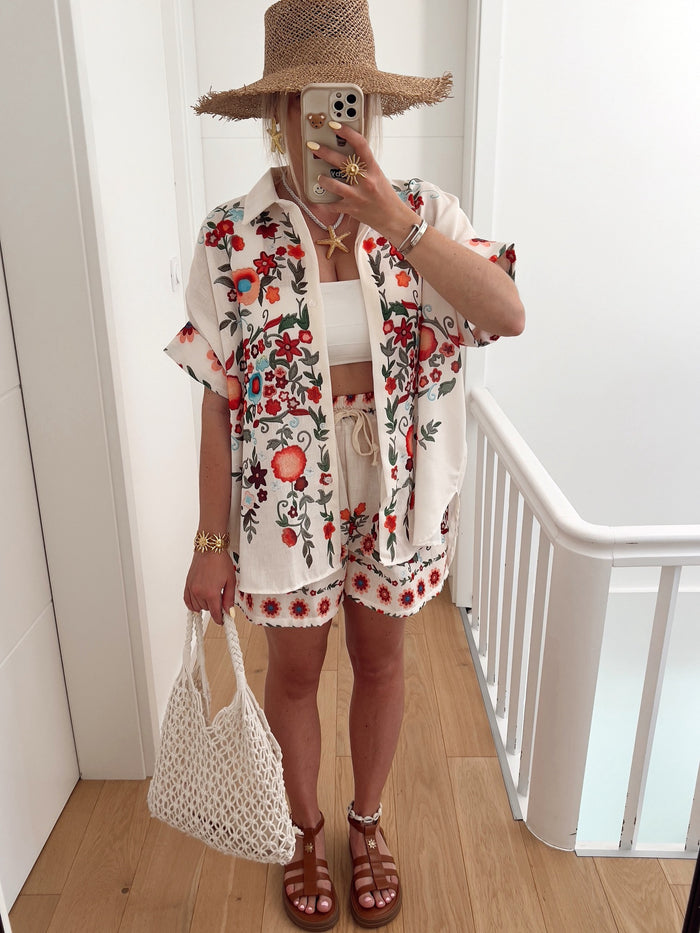 Drea Co ord Set - Red