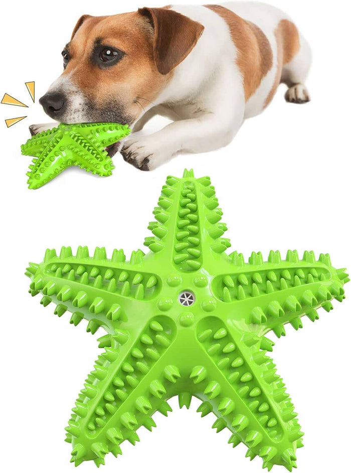 Durable Starfish Cleaning Toothbrush Toy Toothbrush Pet Clever Green