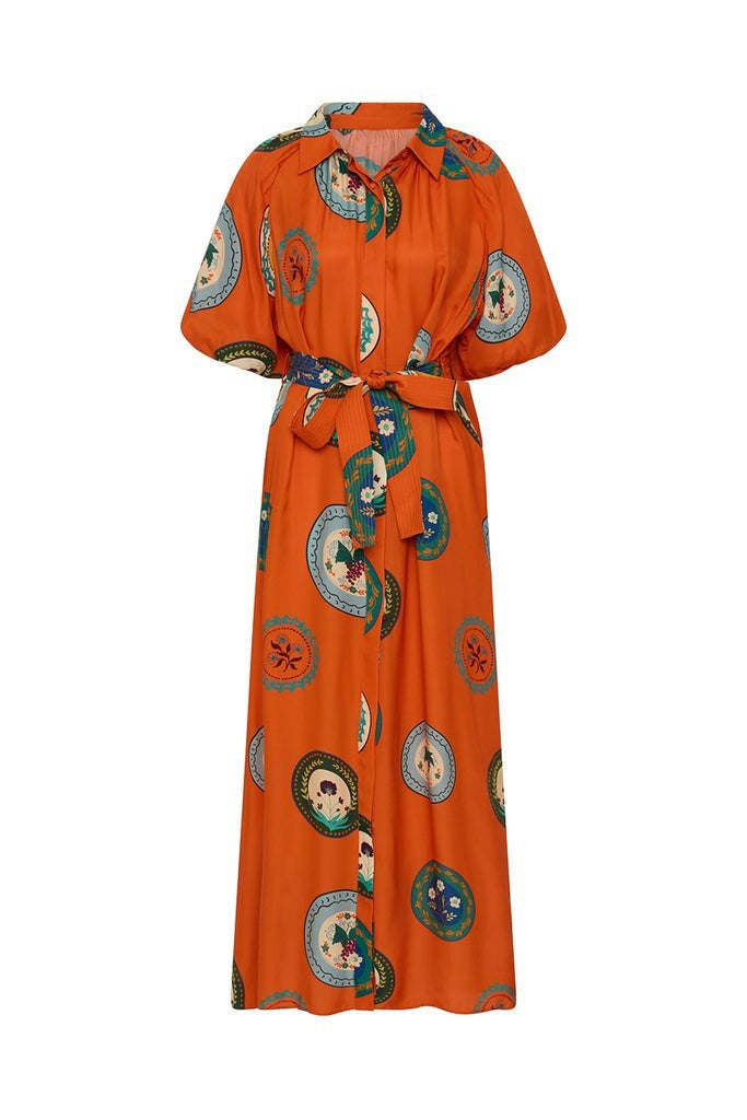 Ebony Maxi Dress - Orange