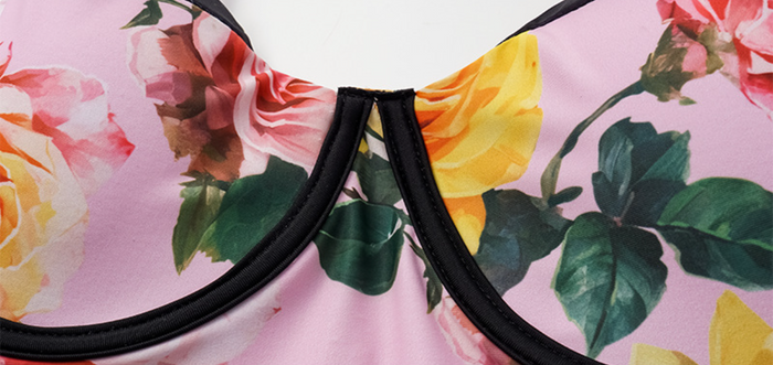Edith Swimsuit Set - Pink