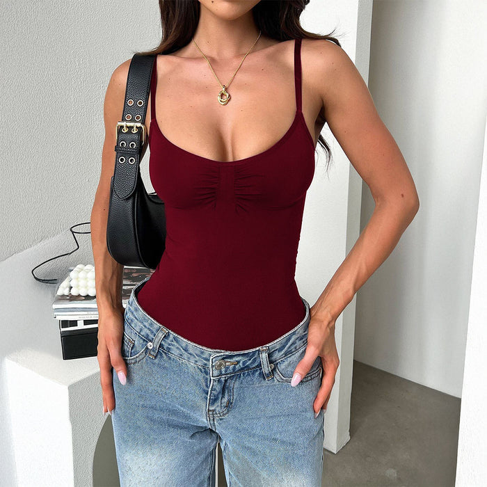 Elan Bodysuit - Maroon