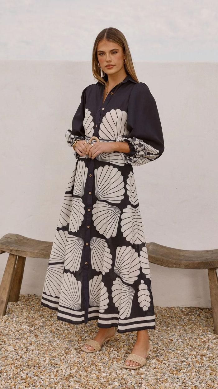 Elka Maxi Dress - Black