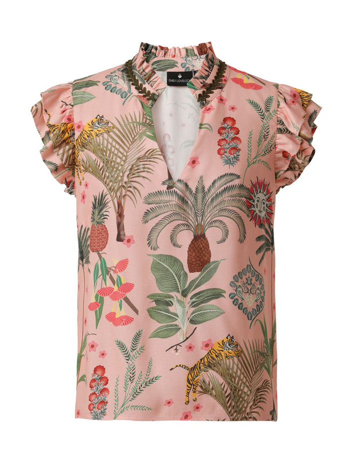 Emily Lovelock Megan Top Veiled Rose
