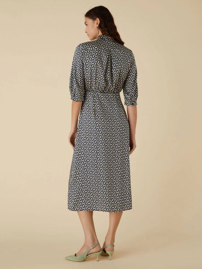 Emme Marella Aereo Dress Midnight Blue