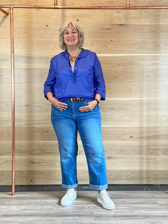 Emme Marella Caffe Shirt Blue