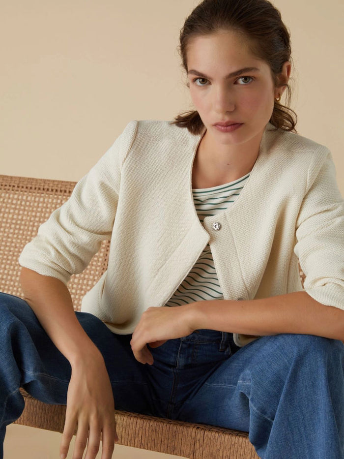 Emme Marella Cuscus Jacket White