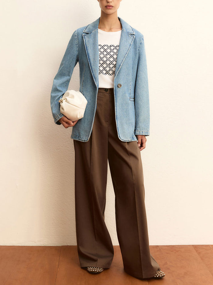 Emme Marella Emmteca Jacket Blue Jeans
