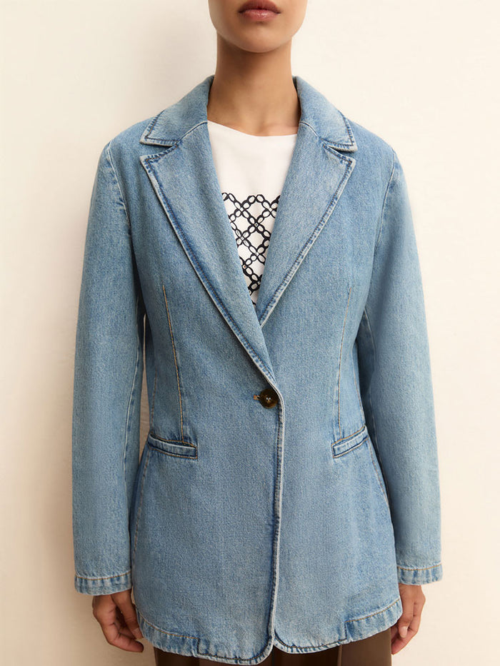 Emme Marella Emmteca Jacket Blue Jeans