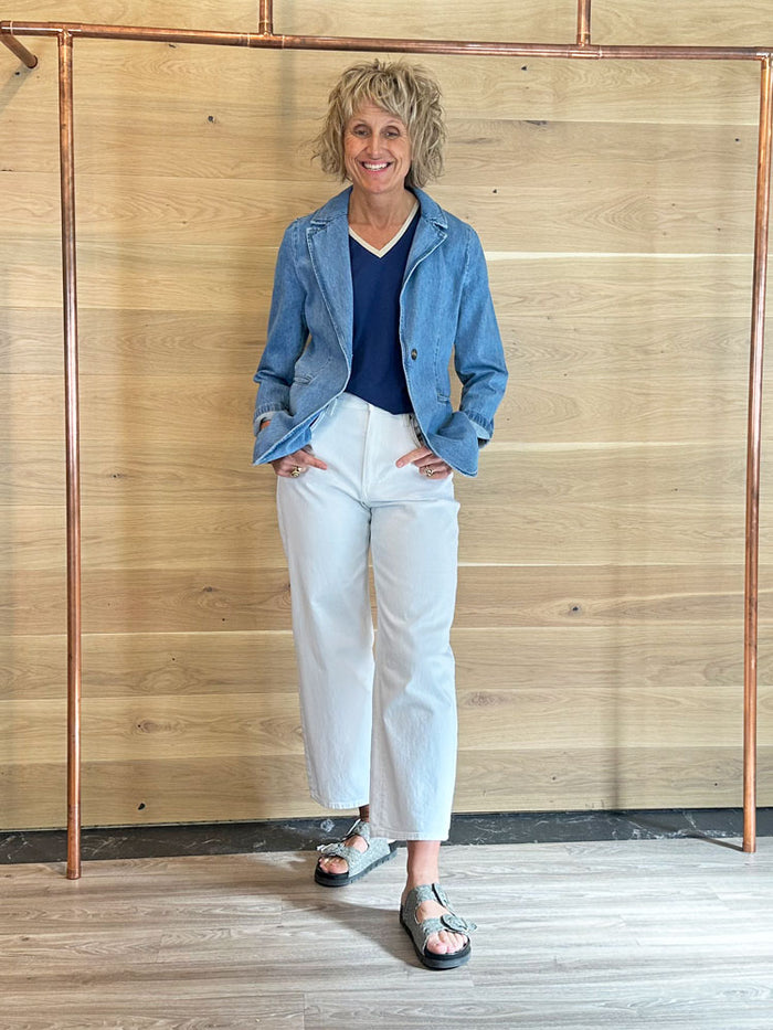 Emme Marella Emmteca Jacket Blue Jeans