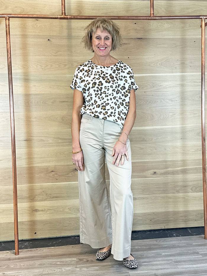 Emme Marella Emmvacillo Long Trousers Beige