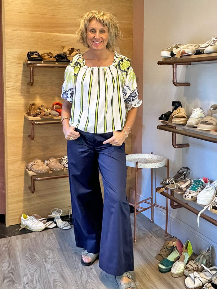 Emme Marella Emmvacillo Long Trousers Navy