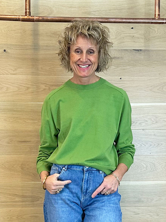 Emme Marella Emmwest Knit Grass Green