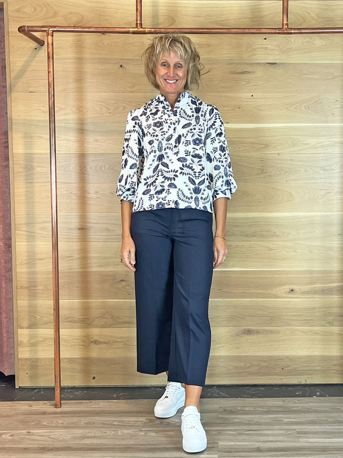 Emme Marella Ipotesi Trousers Midnight Blue