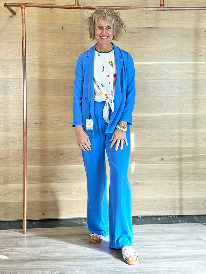 Emme Marella Lester Trousers Blue