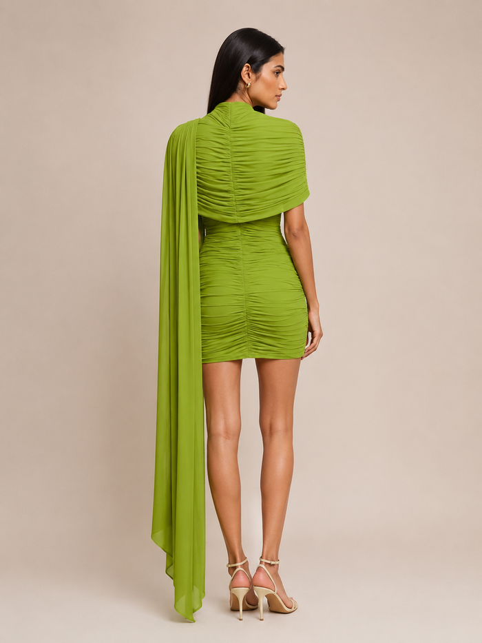 Estella Mini Bodycon Dress - Green