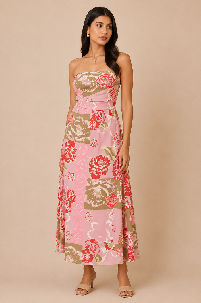 Etta Maxi Dress - Pink