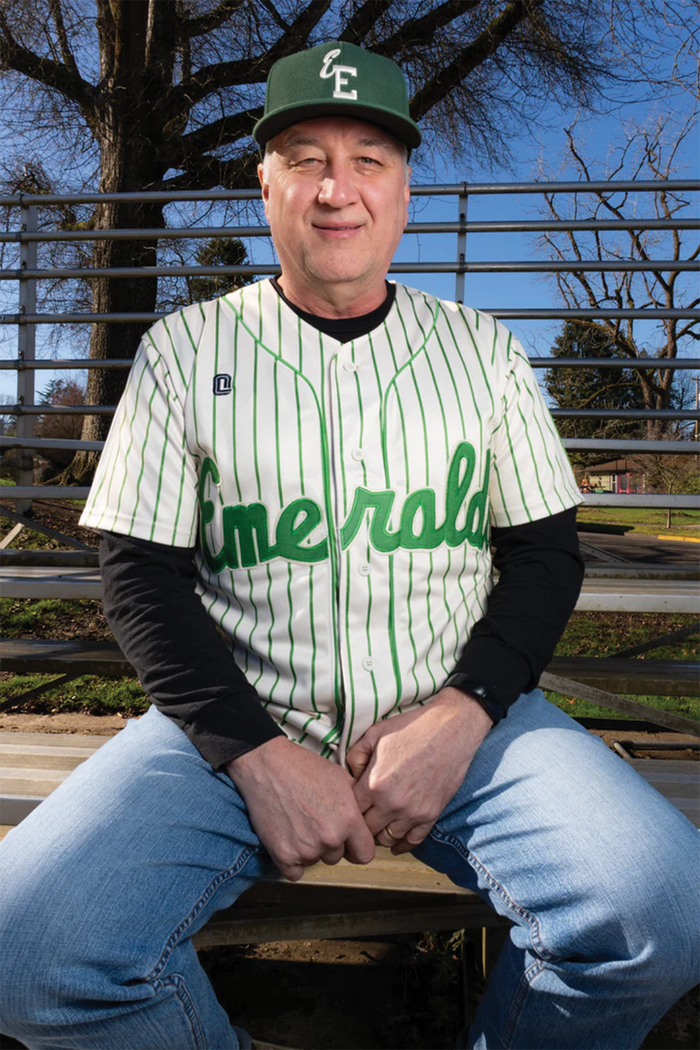 [ Eugene Emeralds ] 1955 Throwback Jersey - Official League