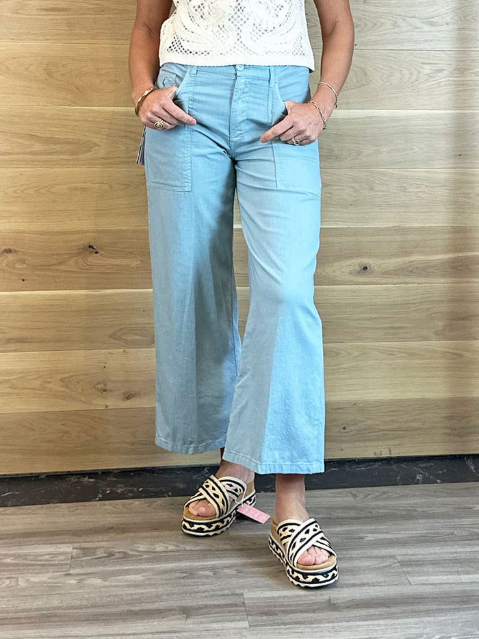 European Culture Trousers Blue