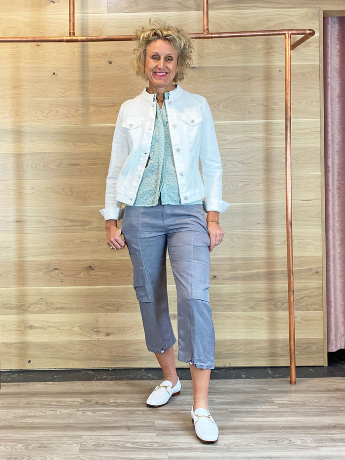 European Culture Trousers Pewter