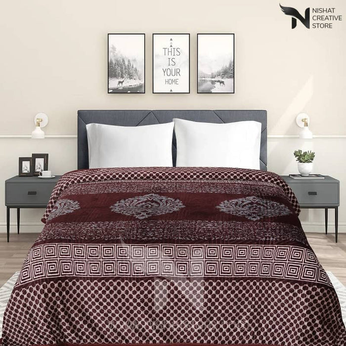 Exclusive Embossed Double Blanket NCS 138 - Nishat Creative Store