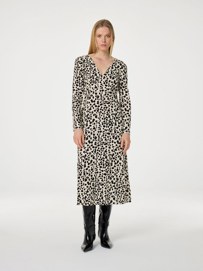Fabienne Chapot Doris Dress Snow Leopard