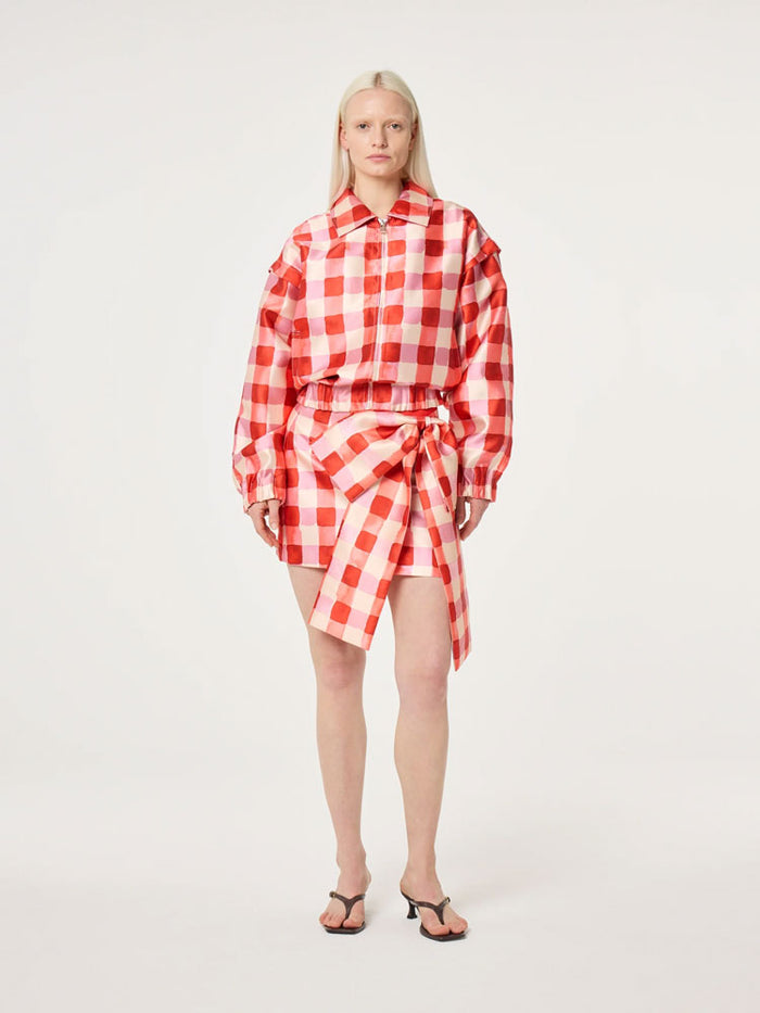 Fabienne Chapot Jay Jacket Tangerine Tango/Cosy White