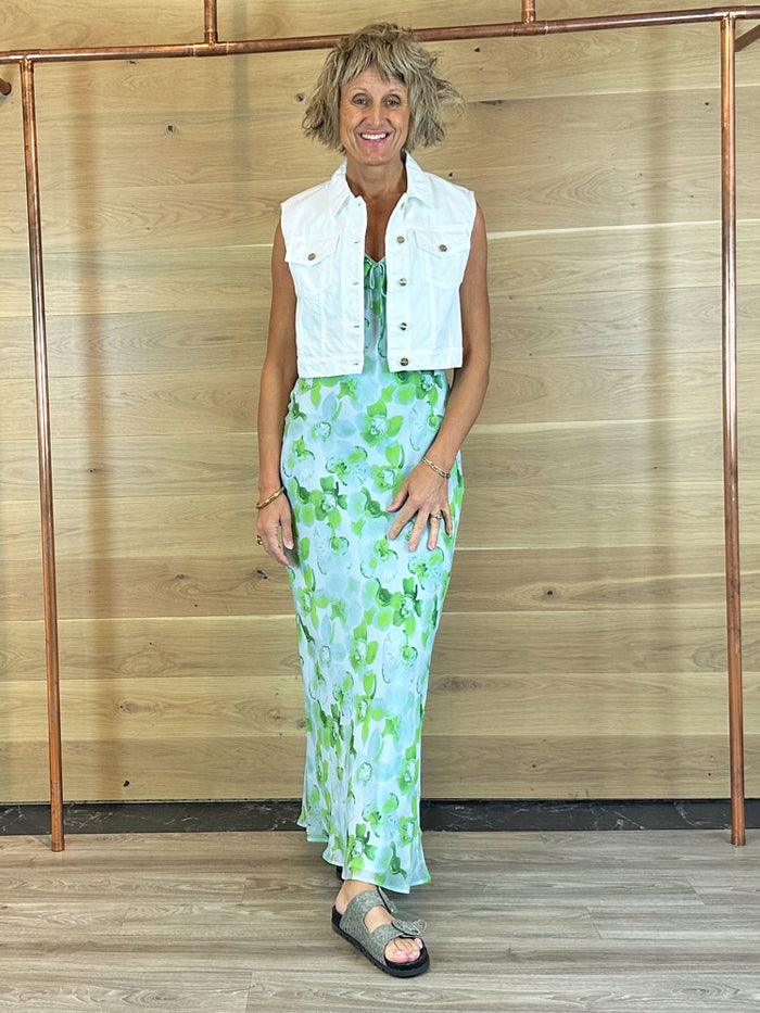 Fabienne Chapot Josine Dress Light Blue/Green