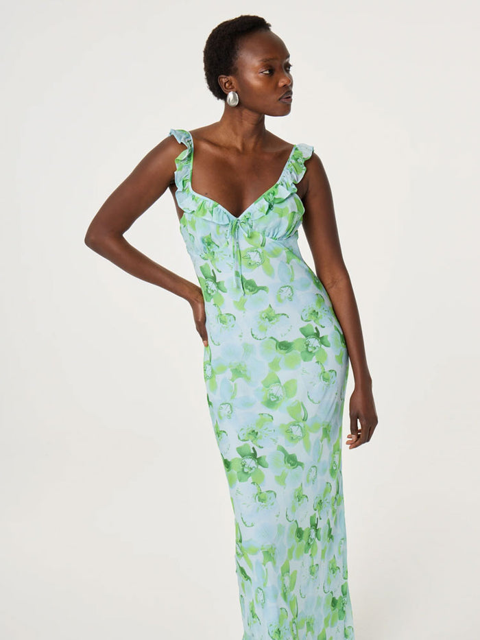 Fabienne Chapot Josine Dress Light Blue/Green