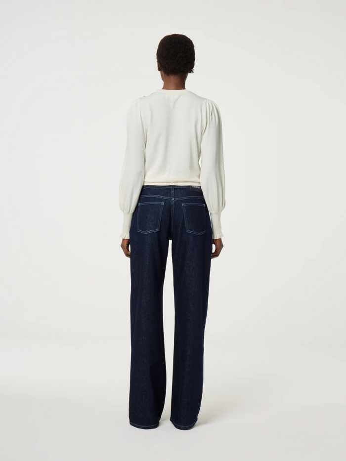 Fabienne Chapot Molly Balloon Pullover Cosy White