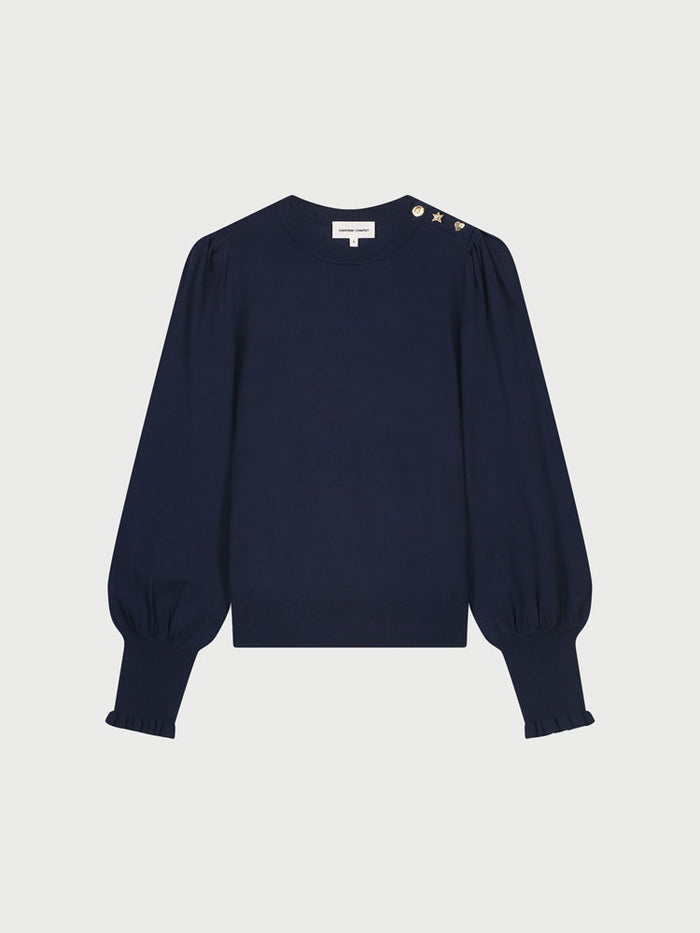 Fabienne Chapot Molly Balloon Pullover Navy